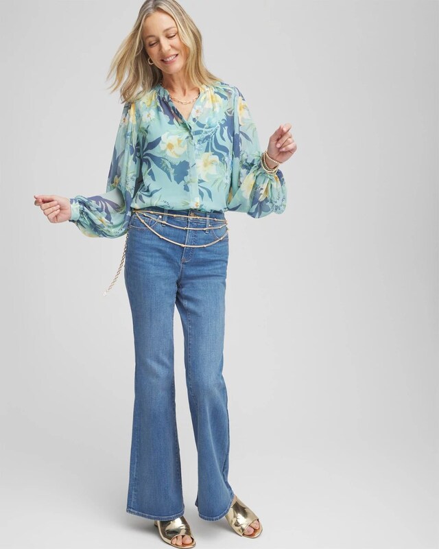 Georgette Wildflower Blouse - image 2